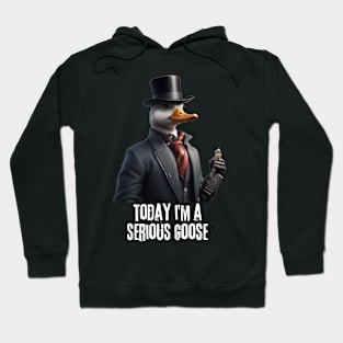 Today i'm a serious goose funny saying Hoodie